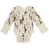 Organic Cotton Long Sleeve Baby Bodysuit, Sorrel Organic Earthy Clothing